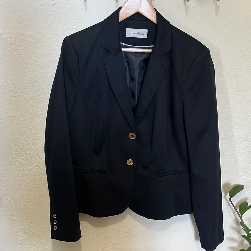 Calvin Klein Women's Black Blazer
